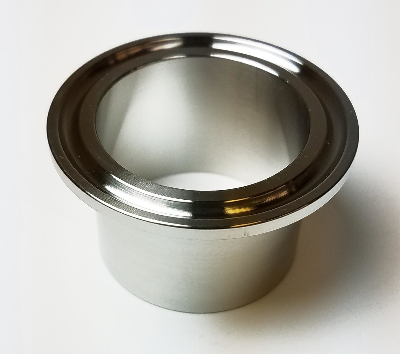 SS316 Stainless Steel Diameter 102MM 4 Sanitary Weld Pipe with 77MM Ferrule Flange fits 2.5 Tri Clamp
