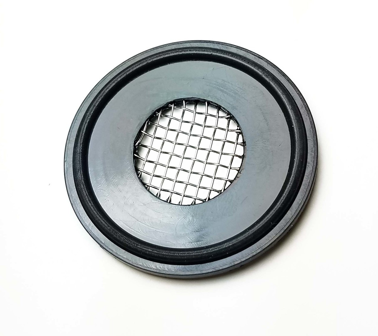 Bonded Tri Clamp TC Style Screen Gasket 1" Black Buna 10 Mesh 2000 Micron