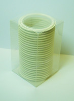 3" White Buna Tri-Clamp Gasket Box of 25