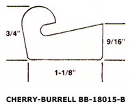 18.75" White Buna Manway Gasket Compatible with Cherry Burrell 18015A