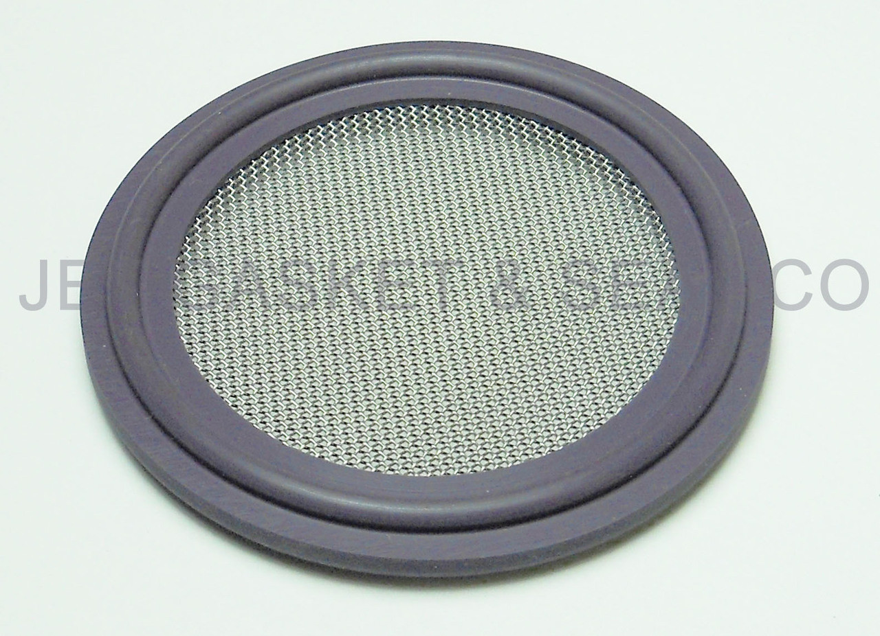 Tri Clamp Screen Gasket 1.5" Purple Viton GF600S 20 Mesh Brewery Gaskets