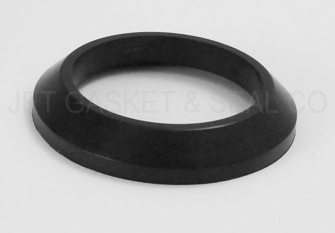 4" Black Viton Bevel Seat Gasket Brewery Gaskets