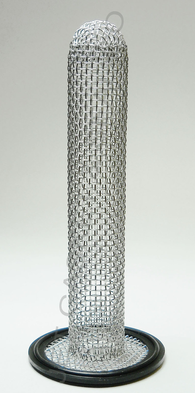 2" Tri Clamp Sock Screen Gasket Black EPDM 10 Mesh 6" Brewery Gaskets