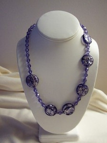 Violette  Crystal necklace