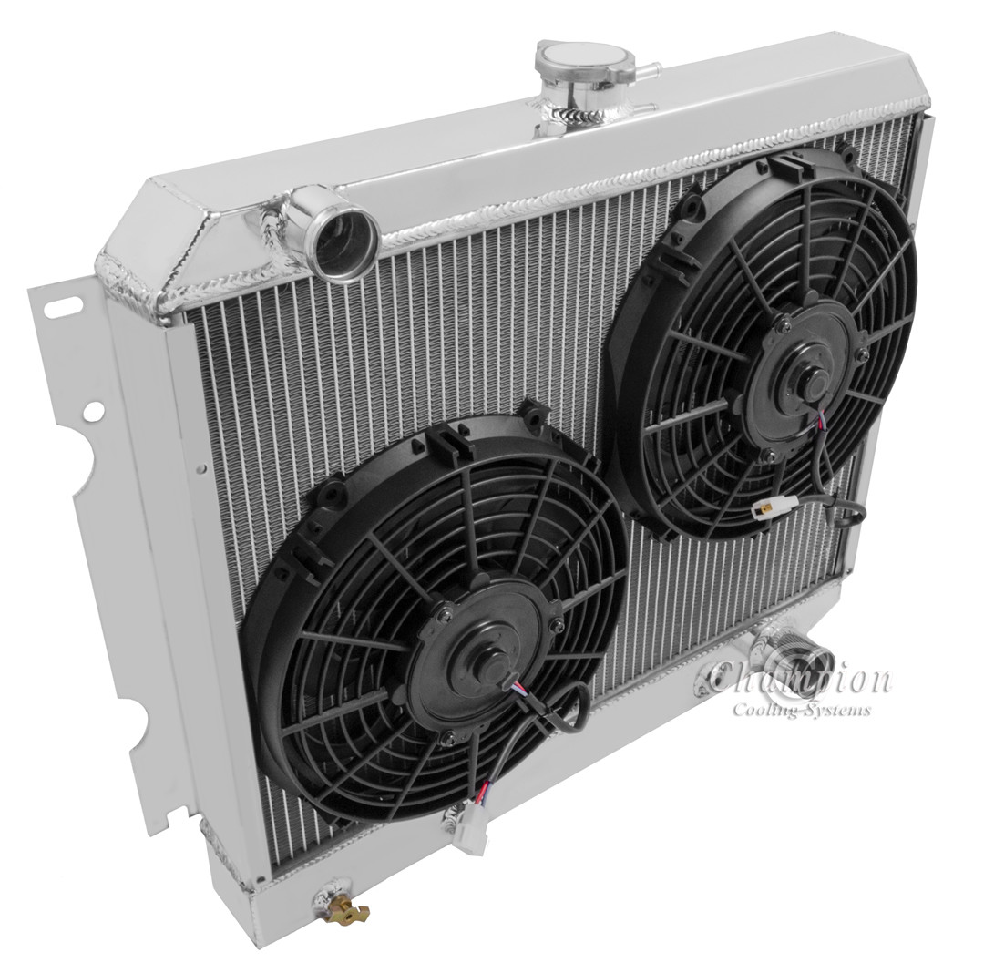 3 Row Champion All Aluminum Radiator for MOPAR Dodge Plymouth Cars 22/" Core