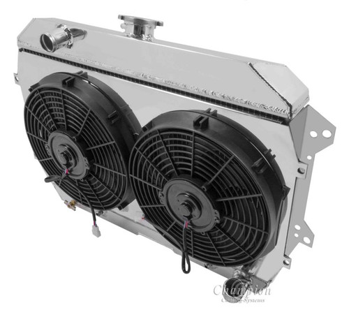 1970 71 72 73 74 75 Datsun 240 and 260Z 4 Row Alum Radiator Fan Shroud ...