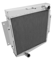 1970 71 72 1973 Datsun 240Z Conversion 3 Row SR Radiator w 2 12/" Fans