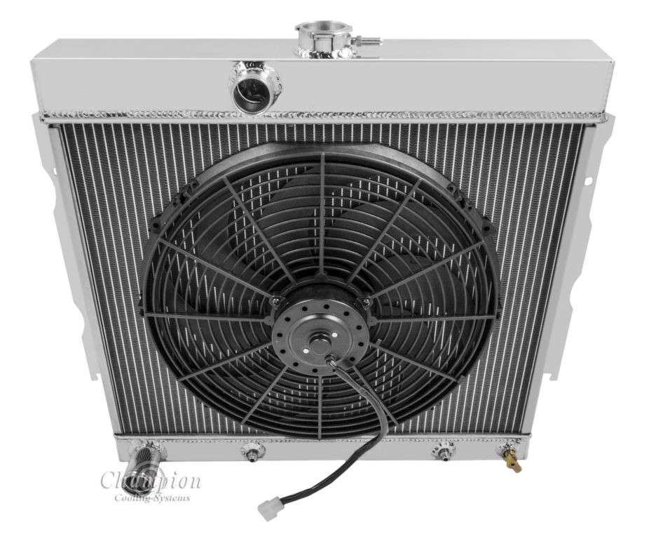 3 Row Champion Cooling 1963-1967 Chevy Full Size Car &  16" Fan