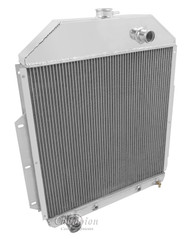 1942-1952 Ford Truck with Ford Conversion 3 Row Core Alum Radiator