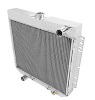 1967 - 1970 Ford Mustang 3 Row Aluminum Radiator - 20" Wide Core