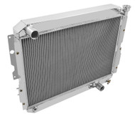 ZC180 3 Rows All Aluminum Radiator Fit 1970-80 Toyota Land Cruiser 3.9L//4.2L L6 GAS