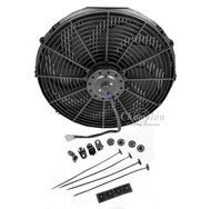 12 Inch 1400cfm Electric Fan with Spiral Blades Includes Core Mounting Kit