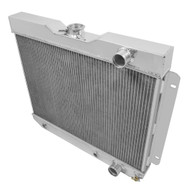 1962 1963 1964 1965 Chevrolet Nova 3 Row Aluminum Radiator