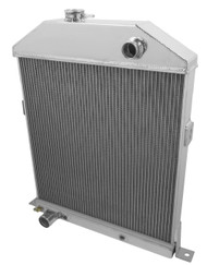 1942 1943 1944 1945 FORD COUPE w/Chevy ENG 3 Row Aluminum Radiator