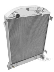 3ROW Aluminum Radiator 1932 32 FORD HI-BOY Grill Shells CHEVY ENGINE