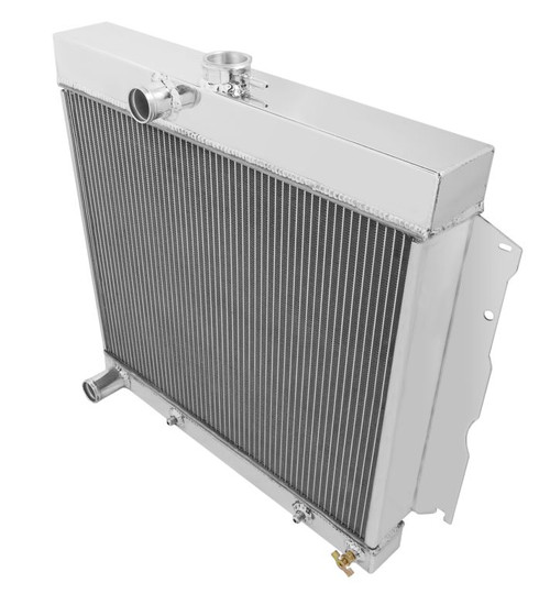 Box Radiator Satellite 1965 - 1967 Plymouth Satellite 3 Row Aluminum Radiator - Performance ...
