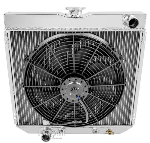 4 Row Radiator Plus 16in Fan Combo