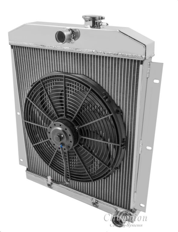 3-Row Aluminum Radiator MC4954 – Fits 1949-54 Chevy Cars With V8 – Direct Replacement