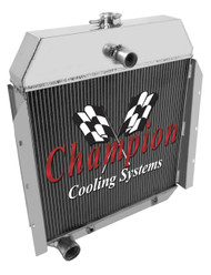 1945 International V8 Truck Performance 3 Row Core Aluminum Radiator