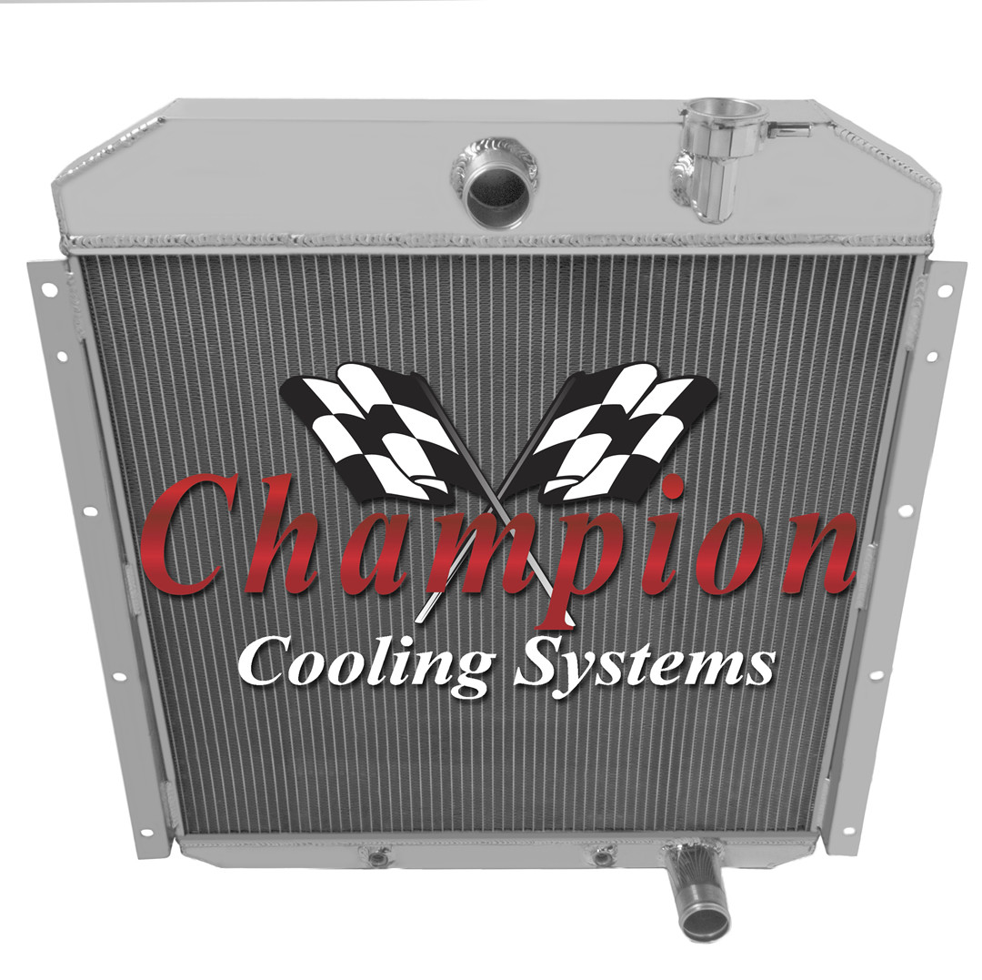 3ROW Aluminum Radiator for 1955-1959 CHEVY PICKUP TRUCK AT MT 1956 1957 1958