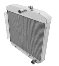 1955 1956 1957 Chevrolet Cars with V6 Mount Champion 4 Row Core Aluminum Radiator