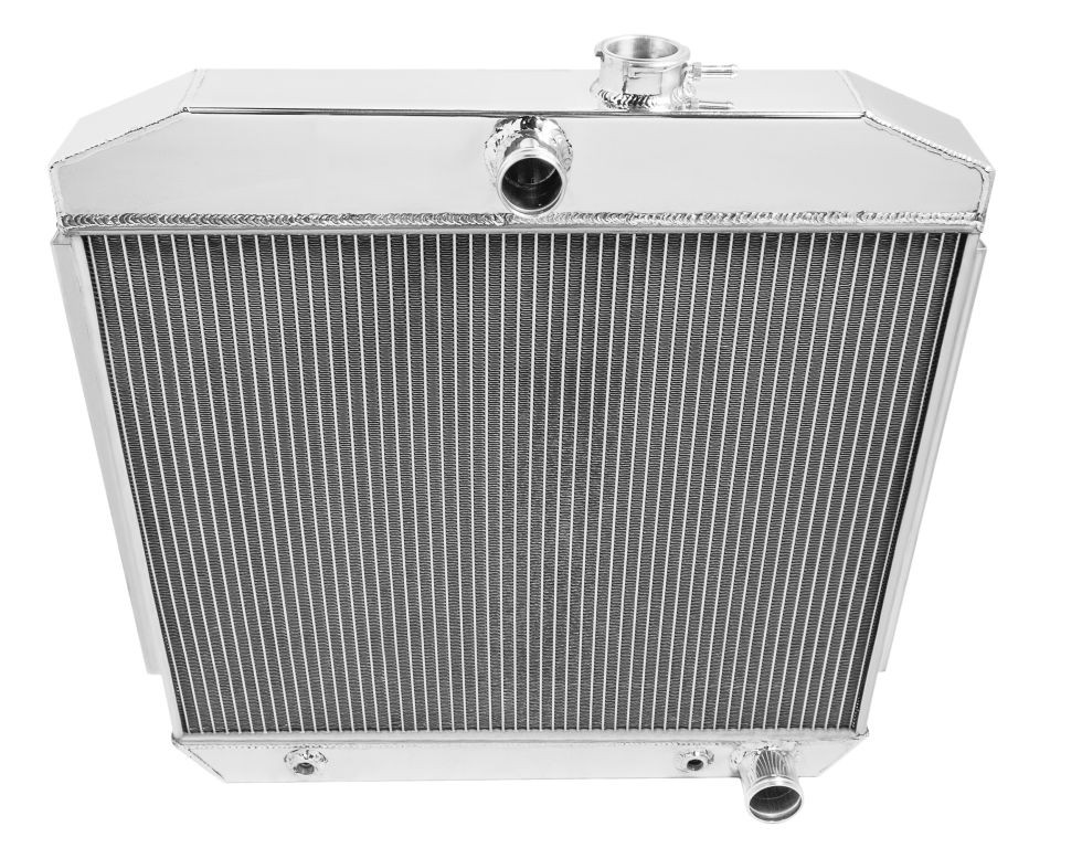 ALLOYWORKS 3 Row Core Aluminum Radiator+Shroud fan+Relay For 1955 1956 1957 Chevy Bel-air Del Ray L6/V8 Engines 