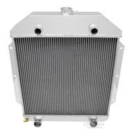  1949 50 51 52 53 Ford Cars w/Flathead Engine Champion 3 Row Core Aluminum Radiator