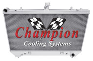 2010 2011 Chevrolet Camaro Champion 4 Row All Aluminum Radiator