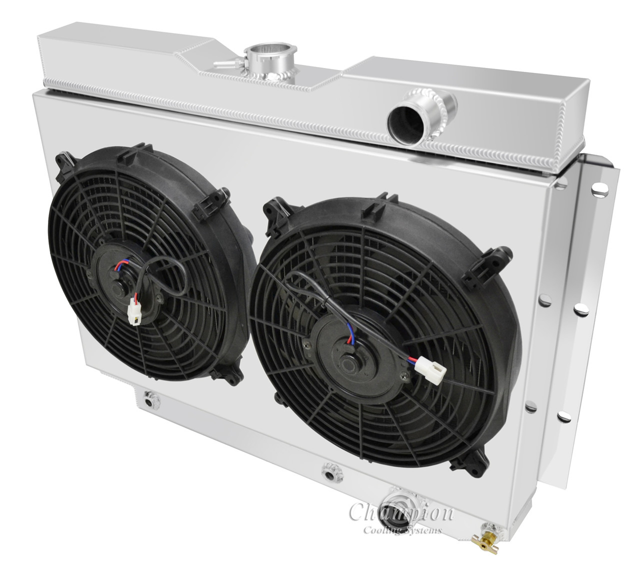 For 1959 1960 Chevy El Camino Impala HIGH CAPACITY 12/" Fan Aluminum Radiator