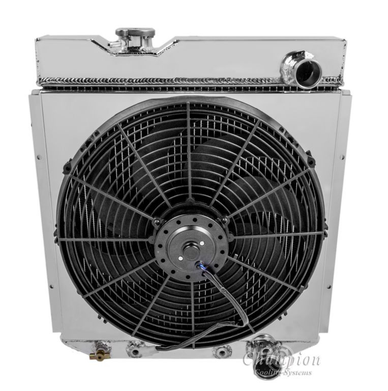 NEW ALL ALUMINUM RADIATOR FAN SHROUD 60 61 62 CHEVY TRUCK PICKUP GM WITH 16/" FAN