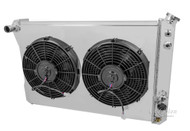 1982-1992 Chevrolet Camaro All Aluminum Radiator Shroud for Dual 12" Fans.  THIS IS SHROUD ONLY