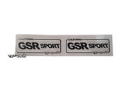 Chrome Adhesive Decal; GSR Sport (1020GSRS)