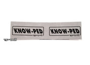 Chrome Adhesive Decal; Know-Ped (1020KN)