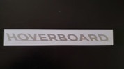 HOVERBOARD® Chrome Adhesive Decal (111130036)