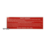 Red Warning Adhesive Decal (1064)