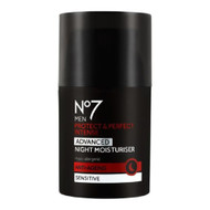 No7 Men Protect & Perfect Intense Advanced Night Moisturiser Anti-Ageing Sensitive 50ml
