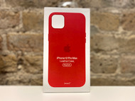 iPhone 12 Pro Max Leather Case with MagSafe - (PRODUCT)RED