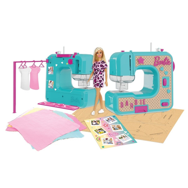 Barbie Sewing Machine with Doll - BargainShopUK