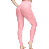 FRESNK High-Waisted Ultra Stretchy Leggings - Pink 