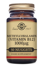 Solgar Methylcobalamin (Vitamin B12) 1000µg 30 Nuggets