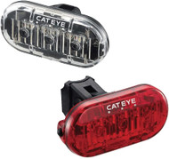 CatEye Omni 3 Front & Rear Bike Light Set Black