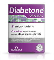 Vitabiotics Diabetone Plus Omega-3 Dual Pack 56 Tablets/Capsules