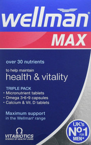 Vitabiotics Wellman Max - 84 Tablets/Capsules