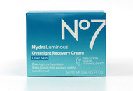 No7 Hydraluminous Overnight Recovery Cream For Drier Skin 50ml