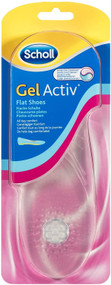 Scholl Gel Activ Flat Shoes Insoles, One Size Fits All
