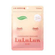 Lululun Yamanasi Nagano Peach Sheet Masks - 7 Sheets