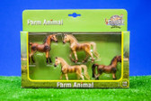 1:32 4pc Horses