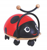 Bubbadoo Caster Wheel Kids Ride On - Ladybug