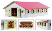 1:32 scale Pink Toy Horse Stable