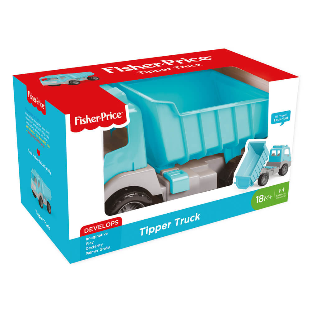fisher price dump truck ride on